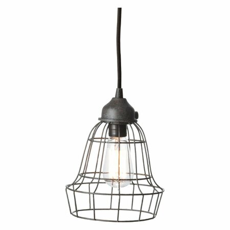 DIMOND Brown Wire Barrel 1 Light Pendant 225032